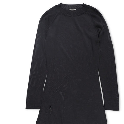 KHAITE Womens Valera Long Sleeve Knit Maxi Dress Black Long Sleeve Small RRP1490 — View 3