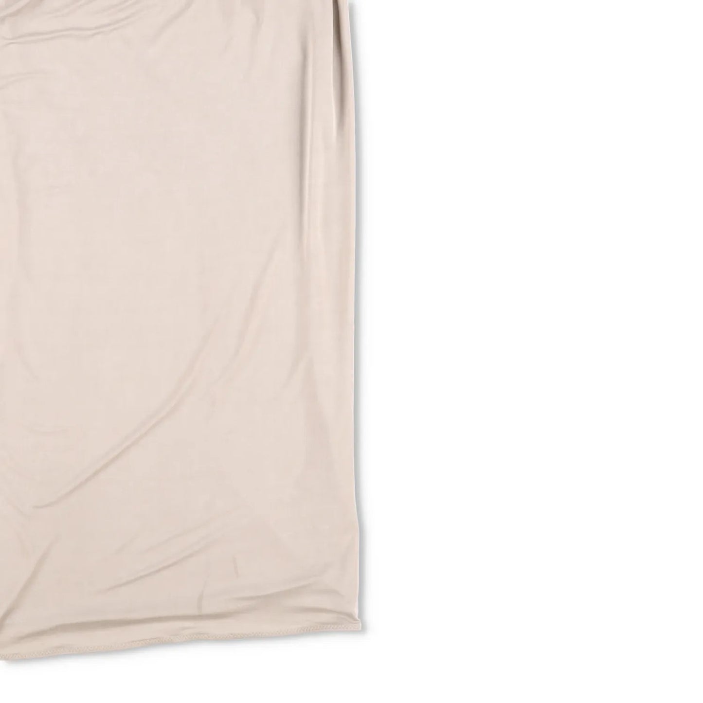 JACQUEMUS Womens Jupe Pareo Croissant Midi Skirt Slit A-Line Beige XXL RRP 520 — View 4