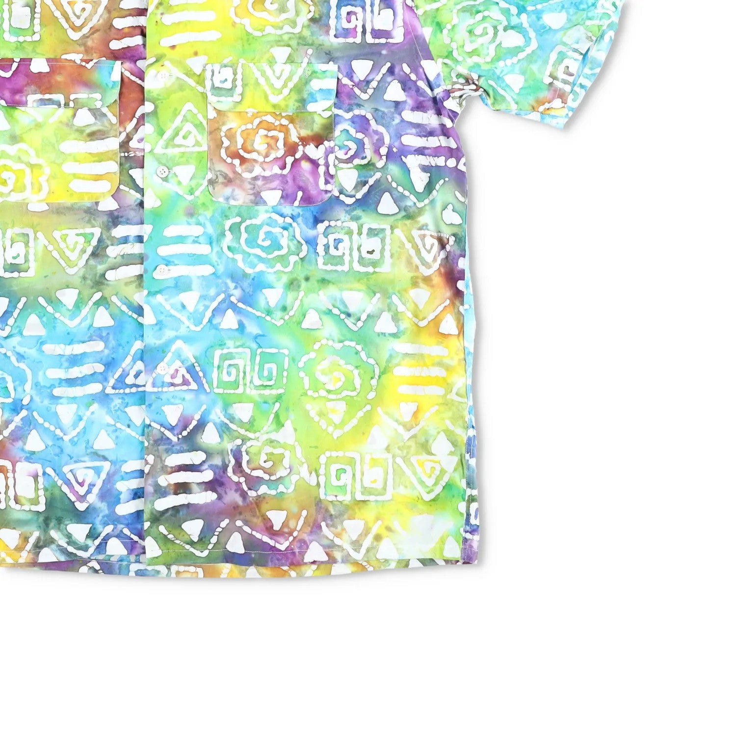 BEAMS Mens Shirt Cotton Button-Up Multicoloured Short Sleeve Size XL RRP 175 — View 4