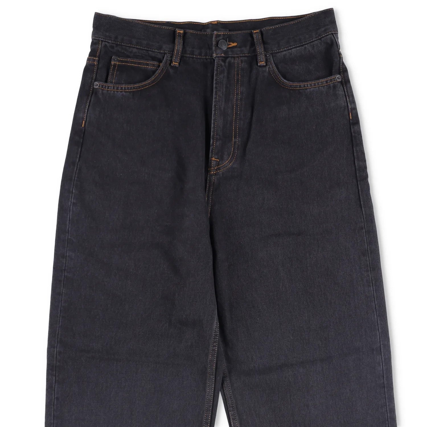 WARDROBE NYC Womens Low Rise Jean Wide-Leg Jeans Black 5 Pocket Size 28 RRP 285 — View 2
