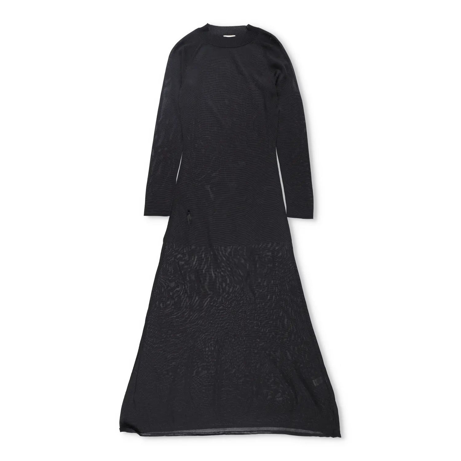 KHAITE Womens Valera Long Sleeve Knit Maxi Dress Black Long Sleeve Small RRP1490 — View 2