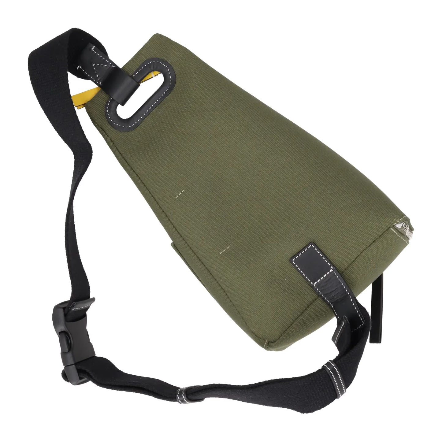 J.W. ANDERSON Unisex Adults Anchor Bum Bag Green Yellow Black Size M RRP 340 — View 10