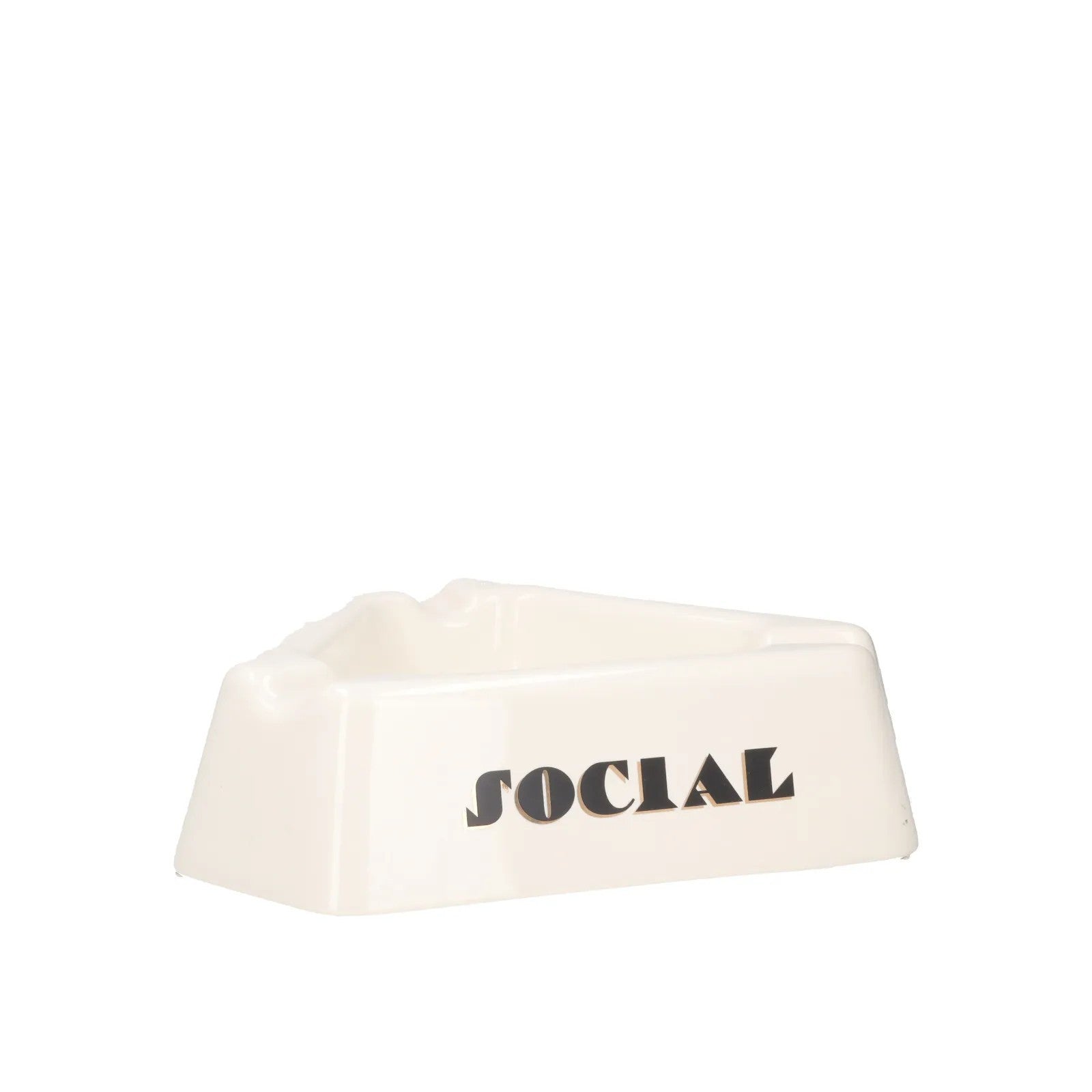 SELETTI X Diesel Social Smoker Ashtray White Glossy Porcelain OS RRP 130 — View 2