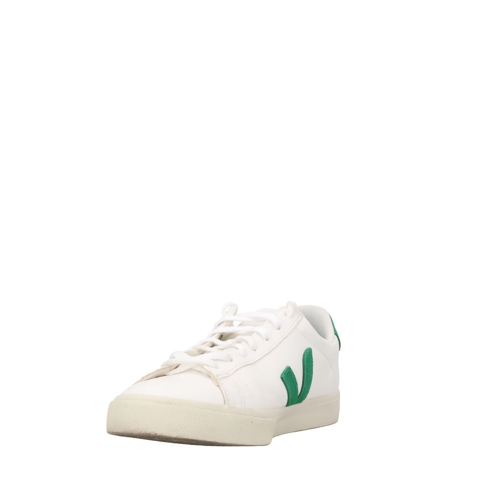 VEJO Womens Campo Paros Sneakers Low Top Lace Up White Green Leather UK 9 RRP136 — View 3