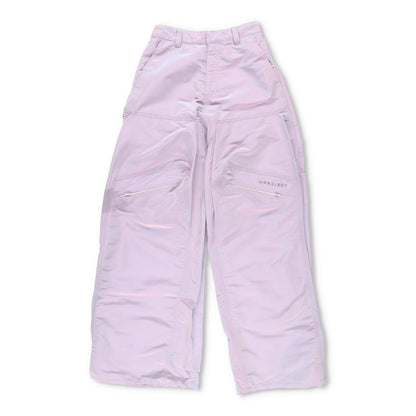 Y PROJECT Womens Pop-Up Pants Wide Leg Snow Pants High Rise Zip Purple S RRP 880