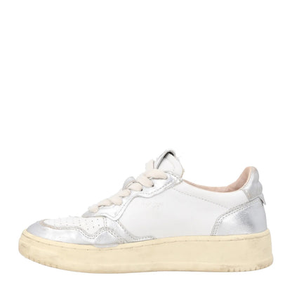 AUTRY Womens Medalist  Bicolour White Leather Low Top Sneaker EU 35 RRP 190 — View 4