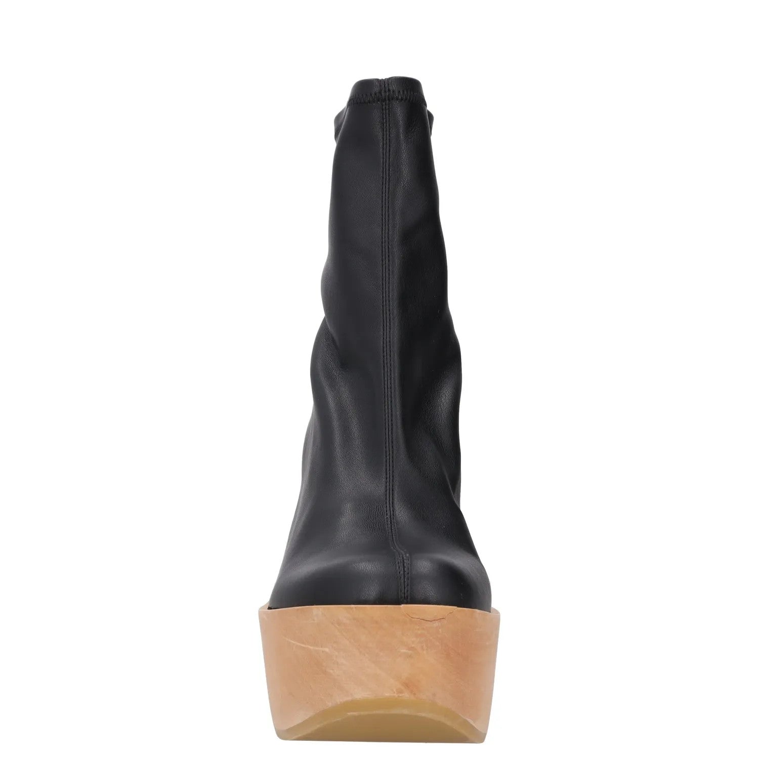 BURBERRY Womens Boots Black Leather Zip Closure Block Heel UK 7 RRP 1190 — View 5
