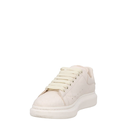 ALEXANDER MCQUEEN Mens Chunky Grain Sneaker Leather White Low Top EU 42 RRP 595 — View 3