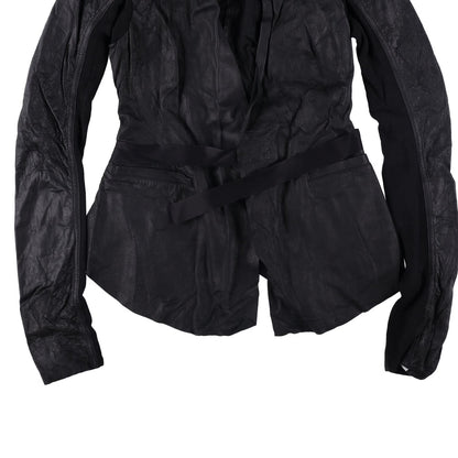 RICK OWENS Women Rick Jacket Blazer V-Neck Long Sleeve Black Size 38 RRP 1340 — View 7