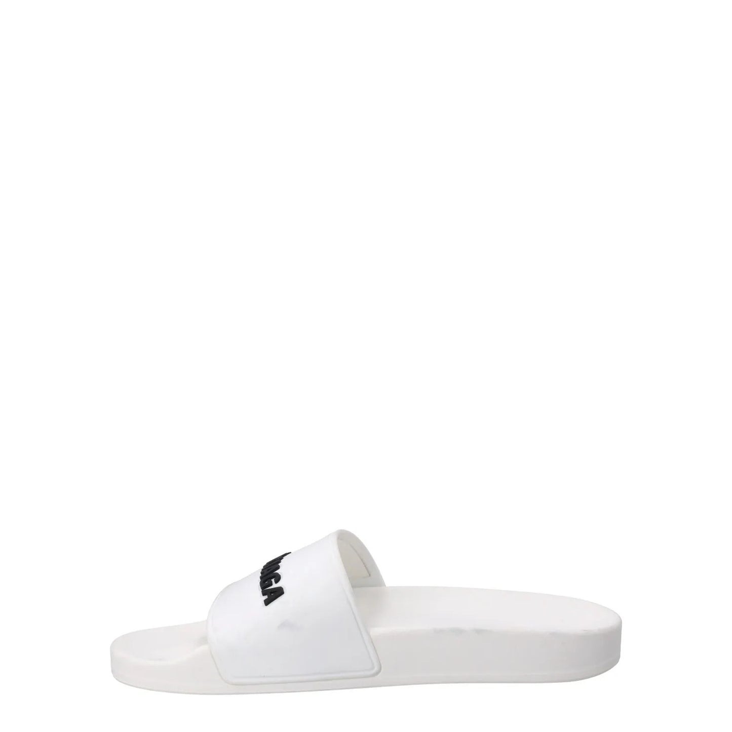 BALENCIAGA Women Piscini Pool Slide Rubber Flat Heel Sandal White UK 4 RRP 310 — View 4