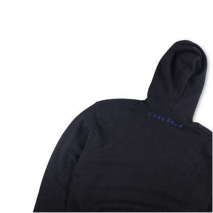 BURBERRY Mens Hoodie Quarter Zip Hooded Long Sleeve Black Wool Pullover M RRP990 — View 7
