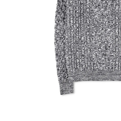 DIOR Womens Jumper Grey Wool Cable Knit Crew Neck Pullover Size M RRP 1500 — View 3