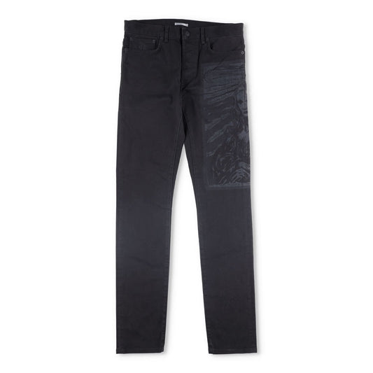 DIOR HOMME Mens Skinny Mona Lisa Jeans Black Stretch Denim Size 29 RRP 685