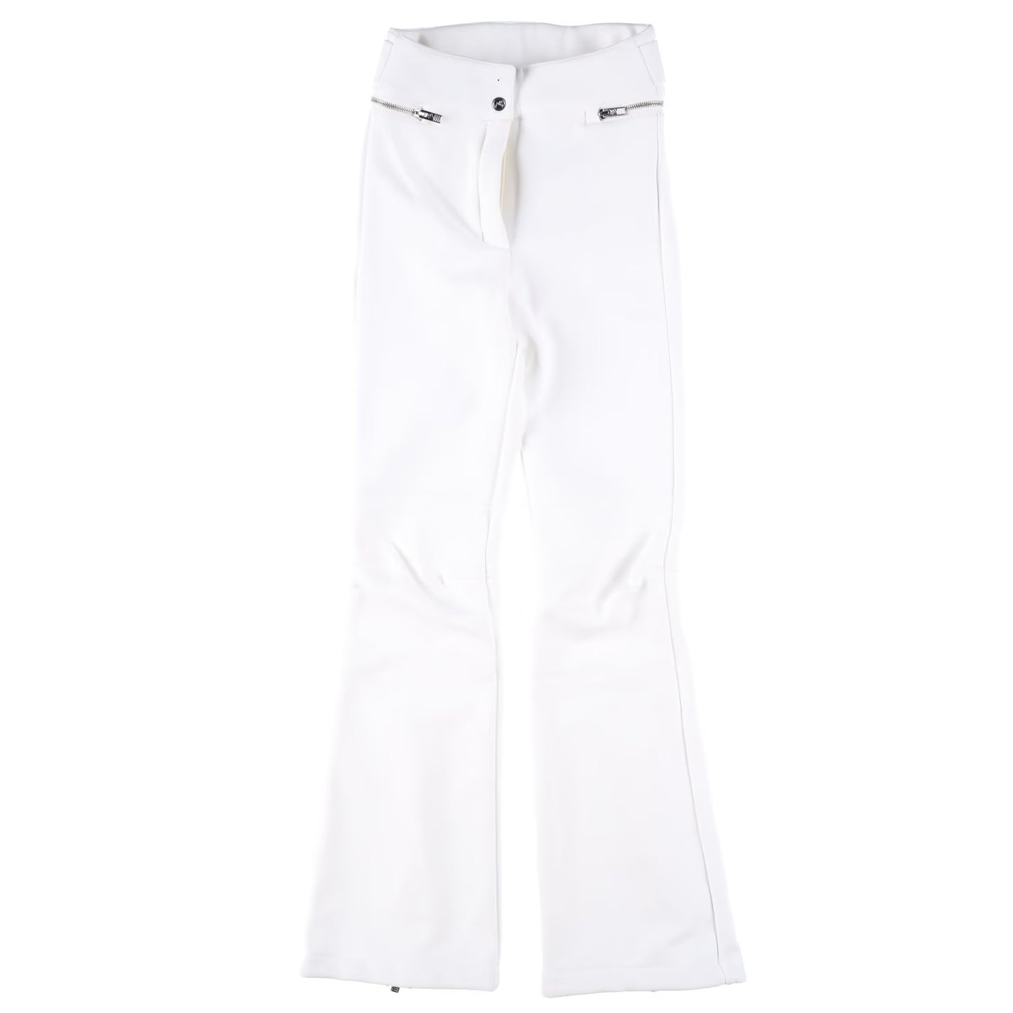 FUSALP Womens Elancia Ii B Ski Trousers White Athletic Fit Zip Closure 36 RRP630