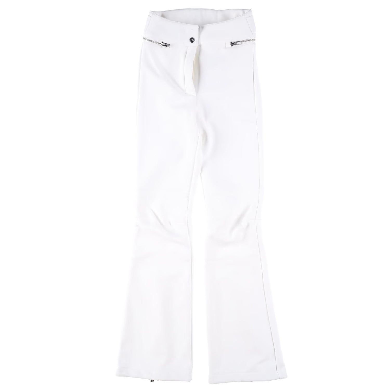 FUSALP Womens Elancia Ii B Ski Trousers White Athletic Fit Zip Closure 36 RRP630