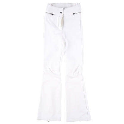 FUSALP Womens Elancia Ii B Ski Trousers White Athletic Fit Zip Closure 36 RRP630