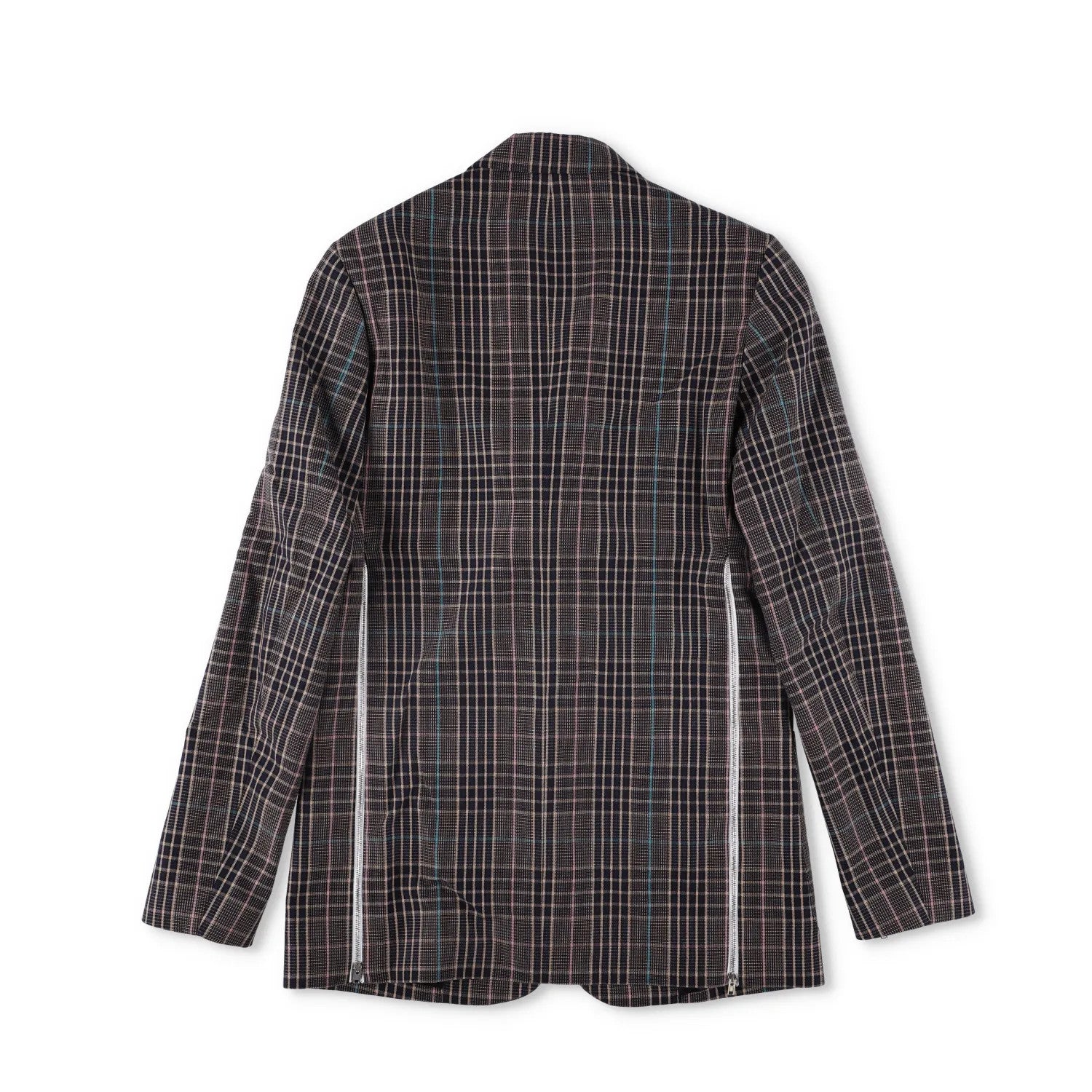 RAF SIMONS Mens Plaid Cotton Blend Jacket Multicoloured Casual RRP 750 — View 12