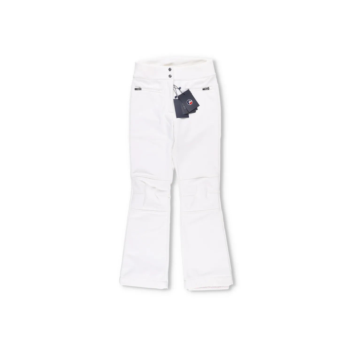 FUSALP Womens Diana Ski Salopettes Slim Fit Stiched Knees White Size 38 RRP 380 — View 8