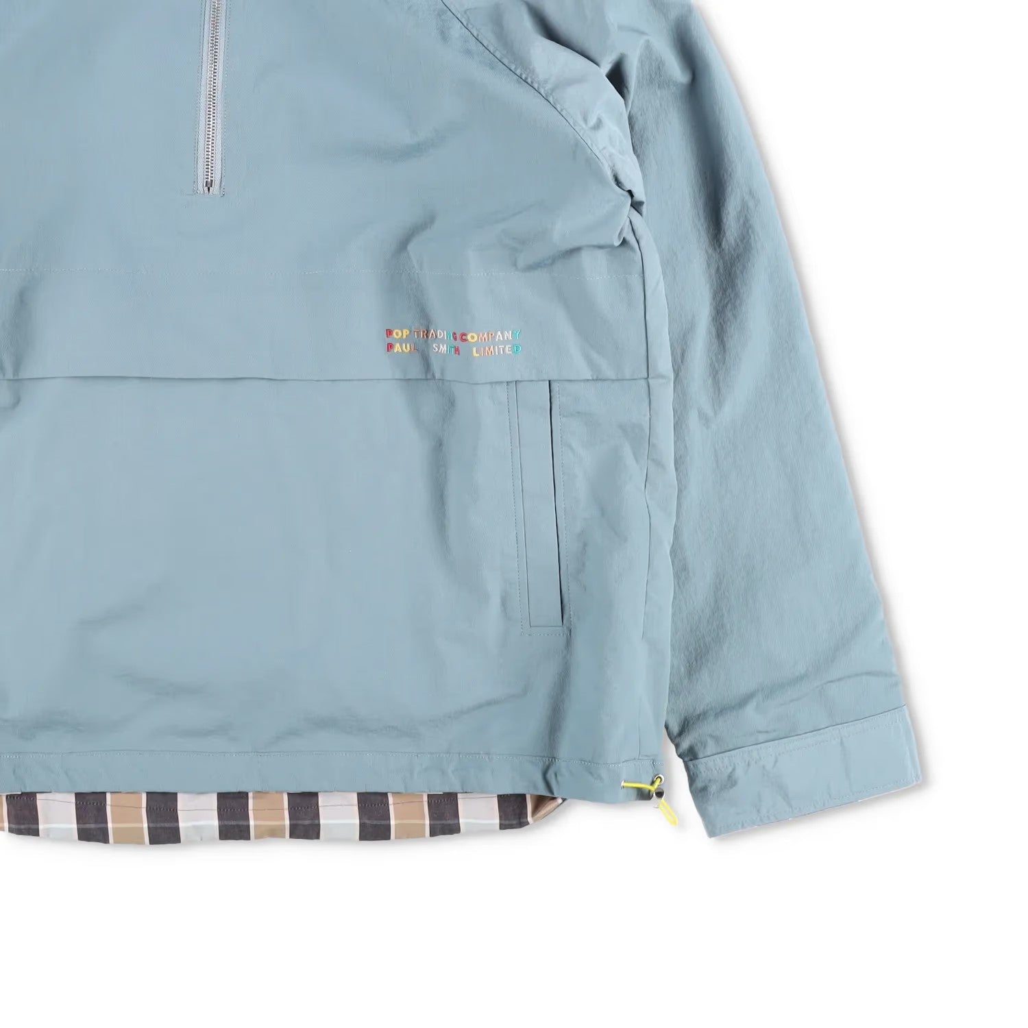 POP TRADING COMPANY X Paul Smith Mens Reversible Pop Over Cagoule Blue XS RRP750 — View 4