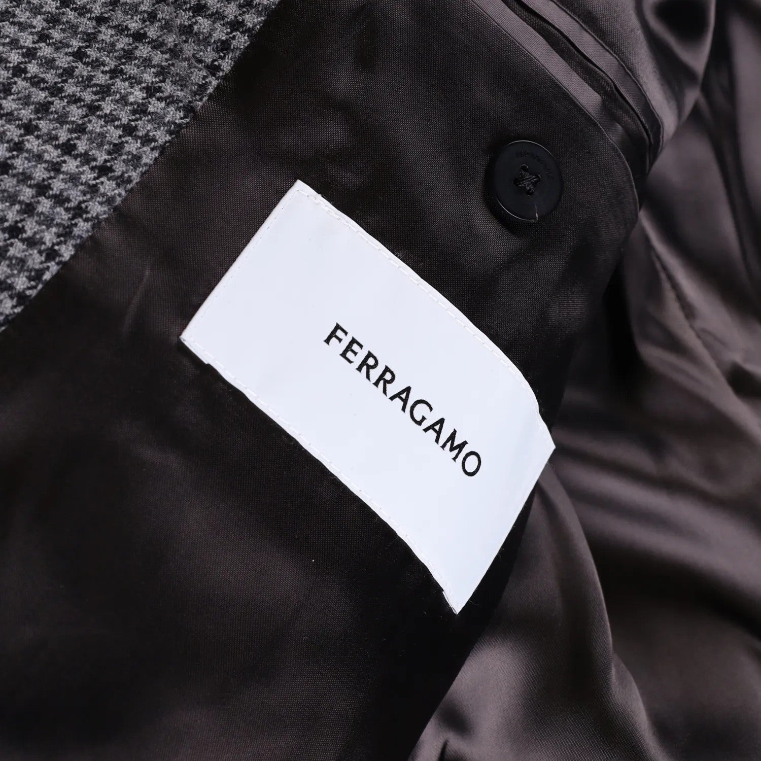 SALVATORE FERRAGAMO Womens Overcoat Knee Length Grey Collared Size 42 RRP 4045 — View 8