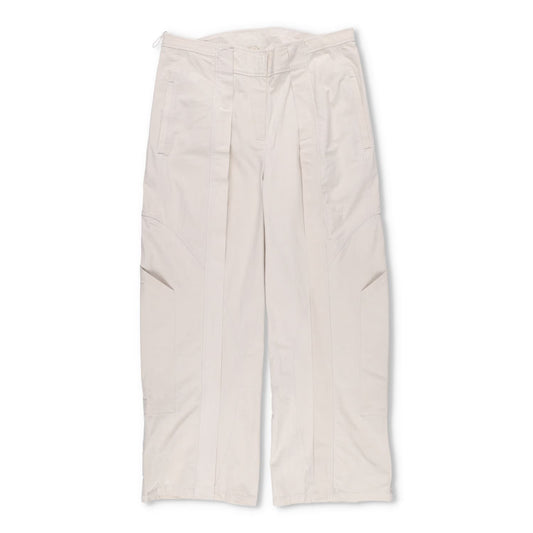 CHRISTOPHER ESBER Women Cocosolo Trousers Putty Slim Leg Beige Pleated 12 RRP540