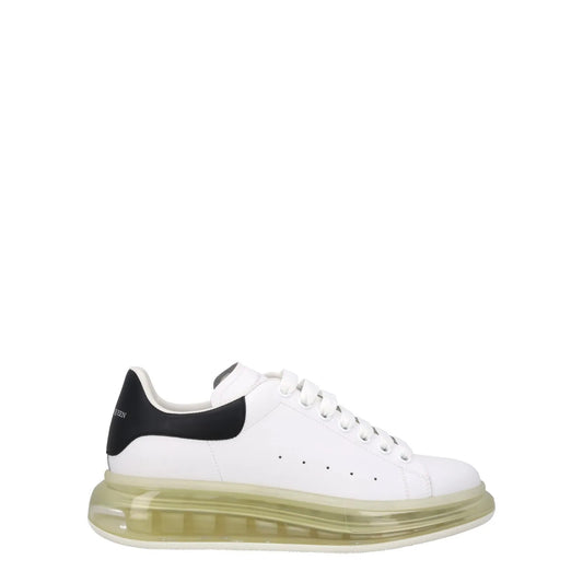 ALEXANDER MCQUEEN Unisex Runaway B Sneakers White Black Lace Up UK 7 RRP 590