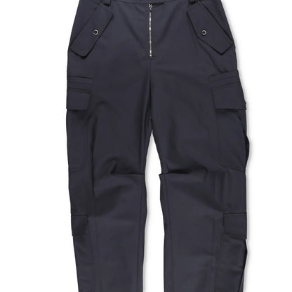 CHRISTOPHER JOHN ROGERS Women Jumbo Cargo Pant Black Wide Leg Trouser 34 RRP1160 — View 3