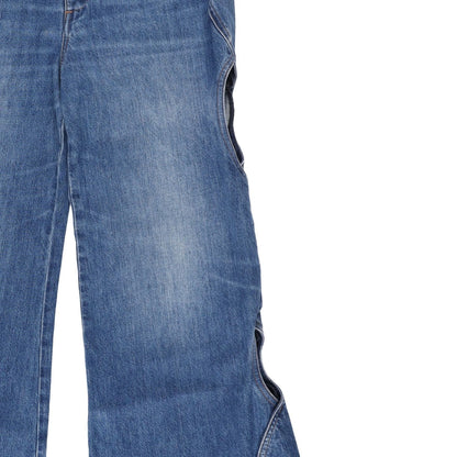 CHLOE Womens Chloe Trouser Denim Wide Leg Jeans Blue Relaxed Fit  28 RRP 762.4 — View 3