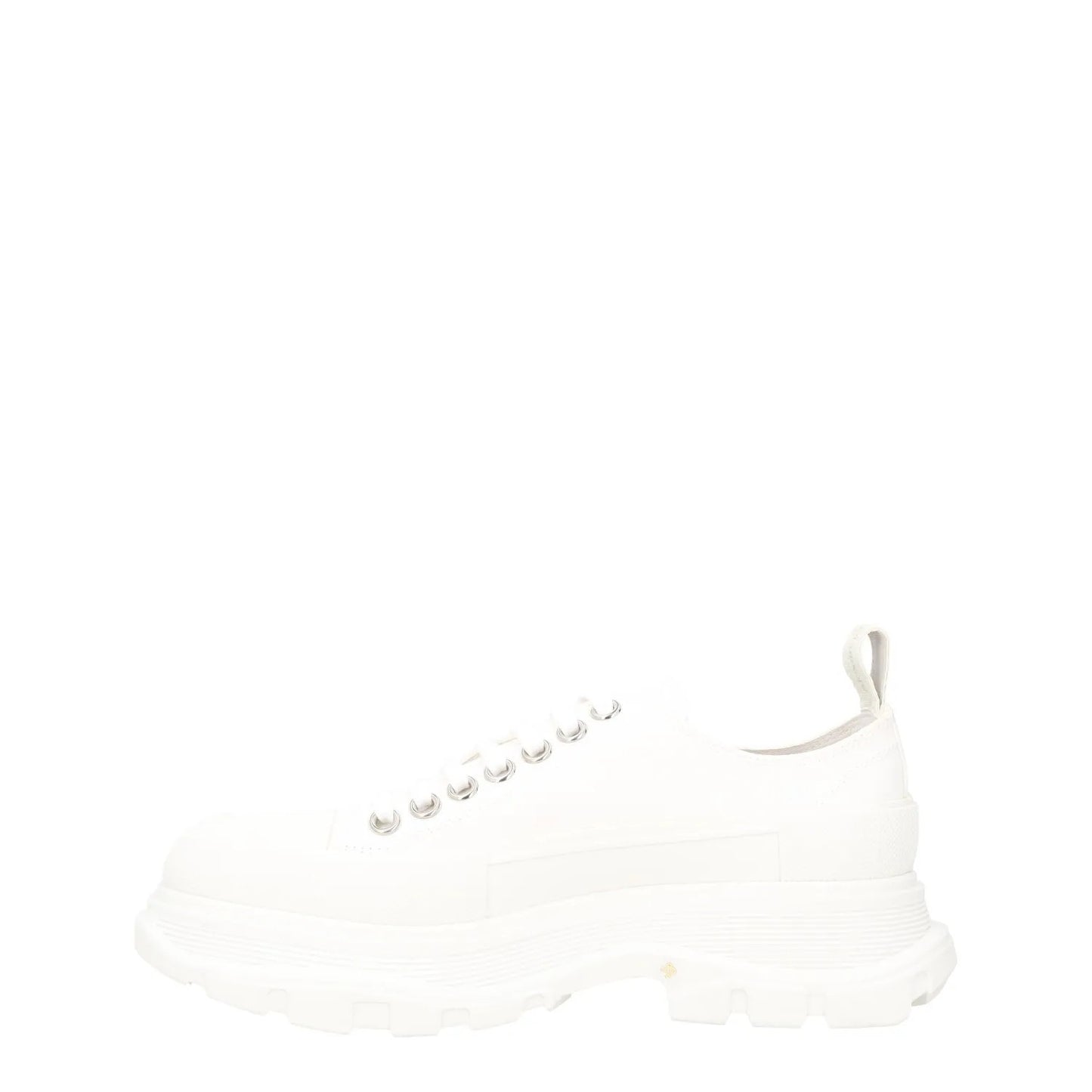 ALEXANDER MCQUEEN Womens Trainers White Low Top Lace Up Sneakers UK 5 RRP 385 — View 4
