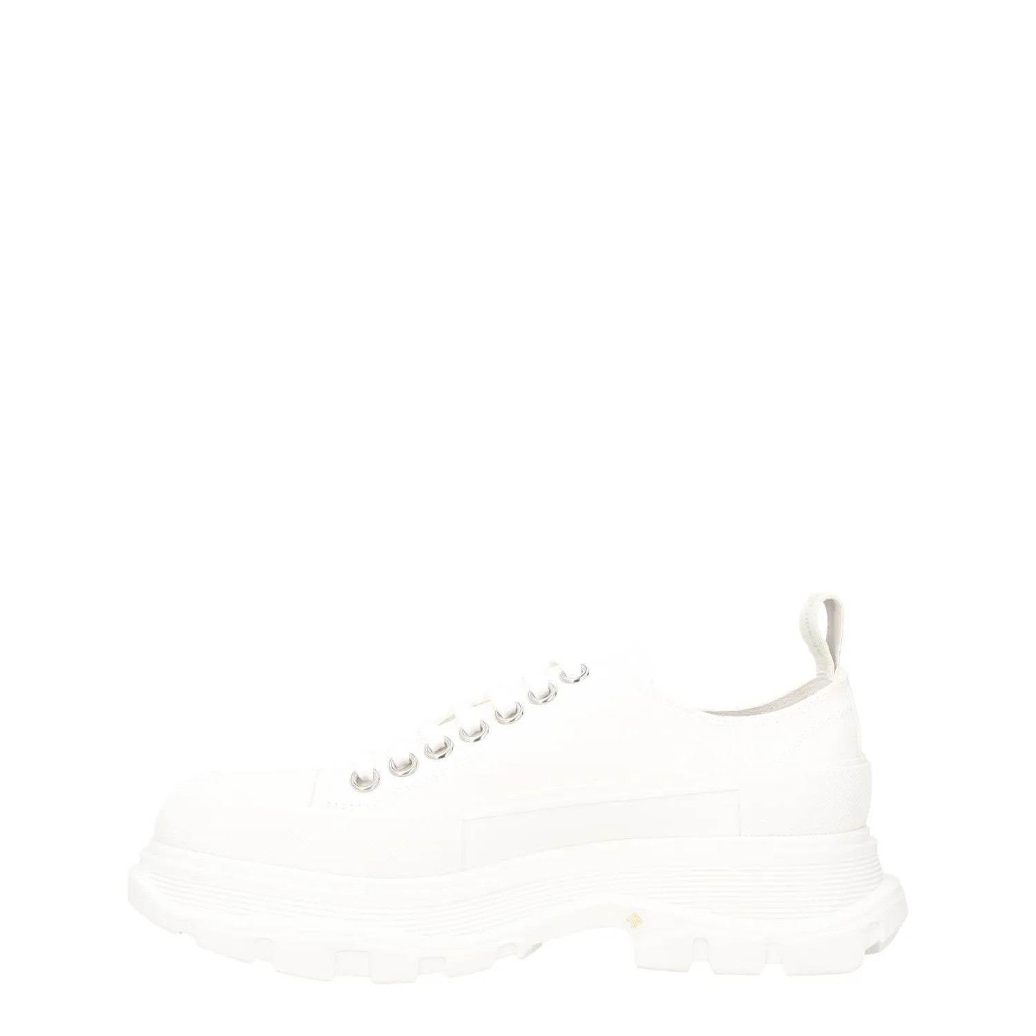 ALEXANDER MCQUEEN Womens Trainers White Low Top Lace Up Sneakers UK 5 RRP 385 — View 4