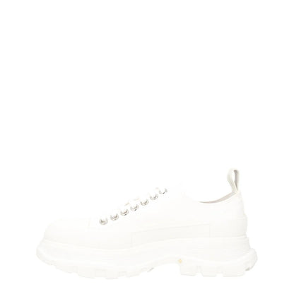 ALEXANDER MCQUEEN Womens Trainers White Low Top Lace Up Sneakers UK 5 RRP 385 — View 4