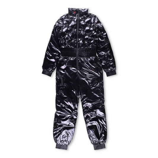 PERFECT MOMENT Womens Ski Suit Black Long Sleeve Nylon Snowsuit Size S RRP 950