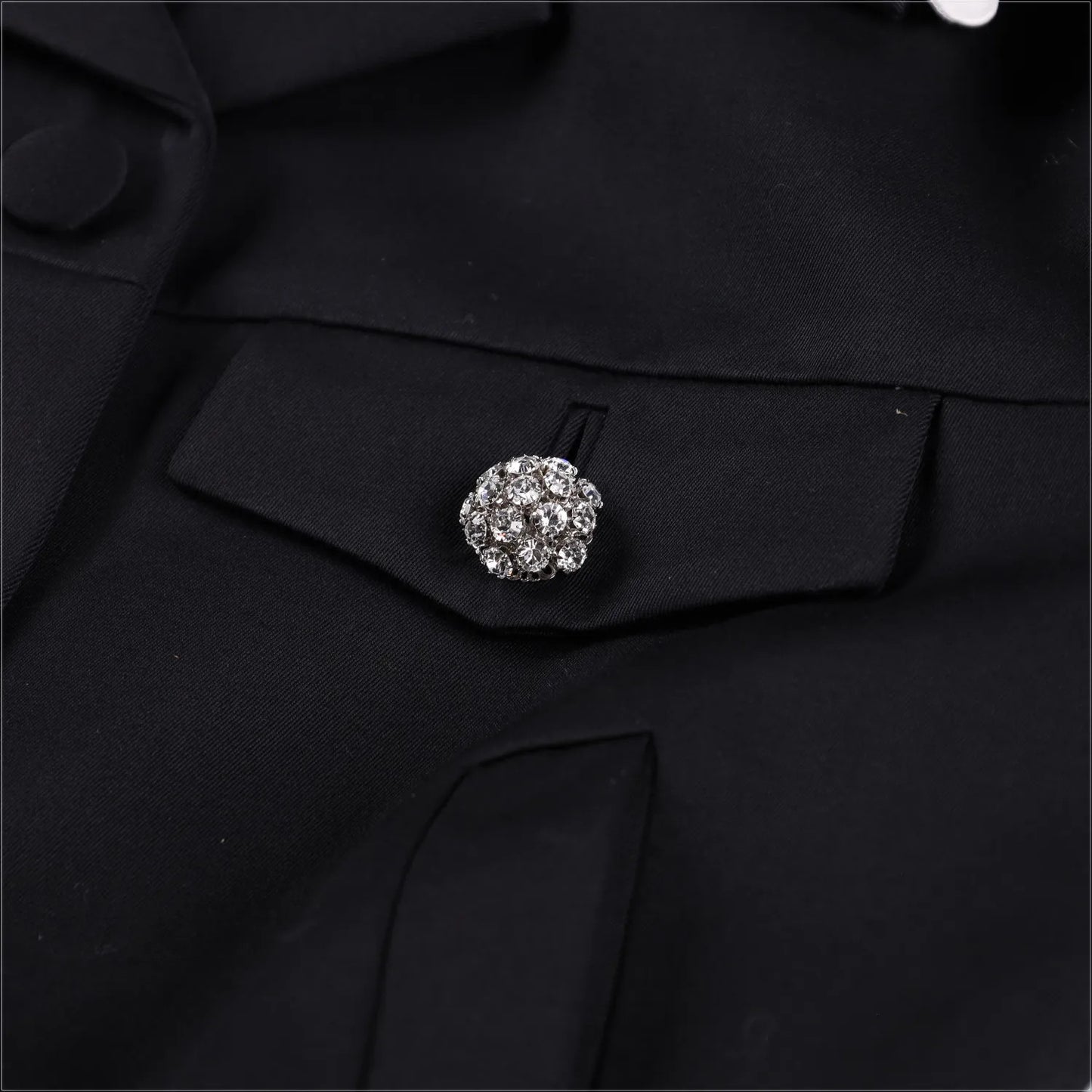 PRADA Womens Jacket Sports Collared Neck Long Sleeve Wide Lapel Black 40 RRP2638 — View 8