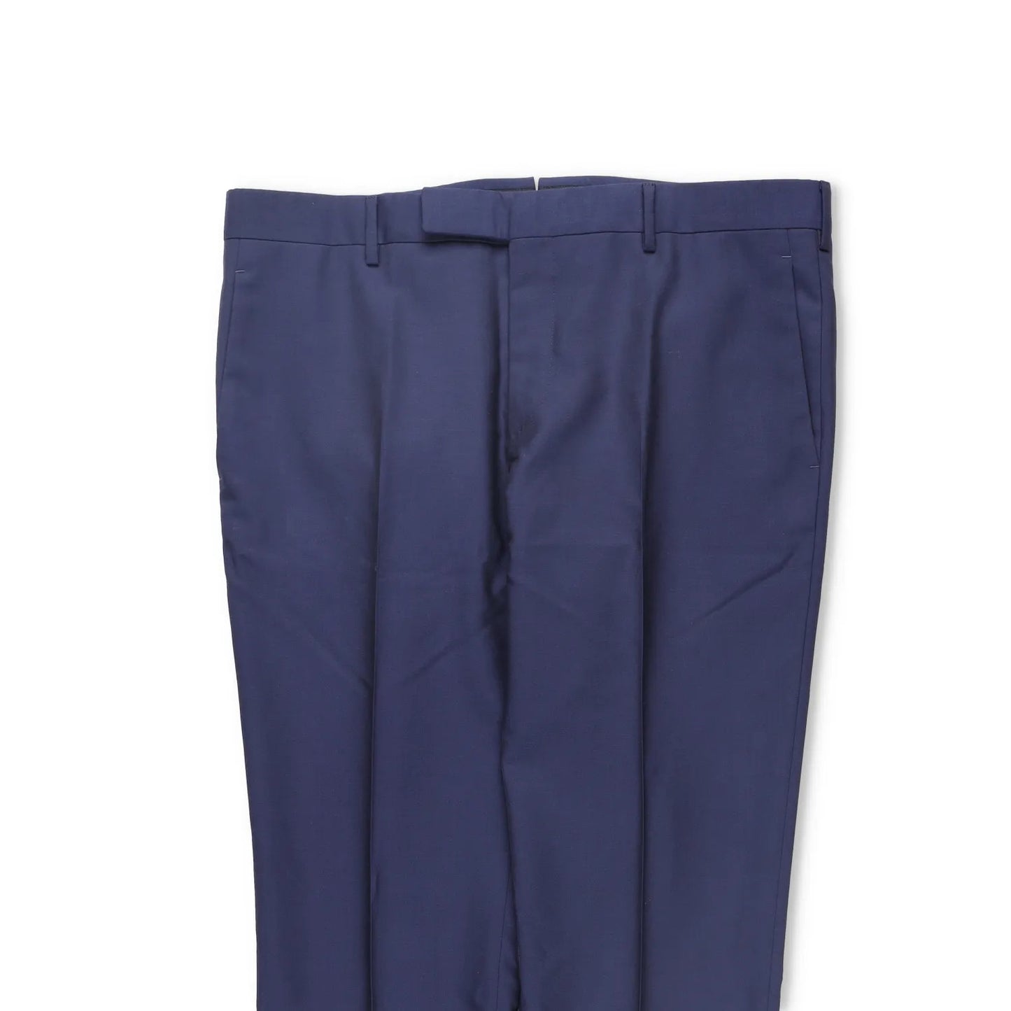 PRADA Mens Dress Pants Trousers Blue Pleated Straight Leg Size 52 R RRP 400 — View 2