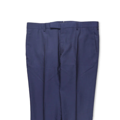 PRADA Mens Dress Pants Trousers Blue Pleated Straight Leg Size 52 R RRP 400 — View 2