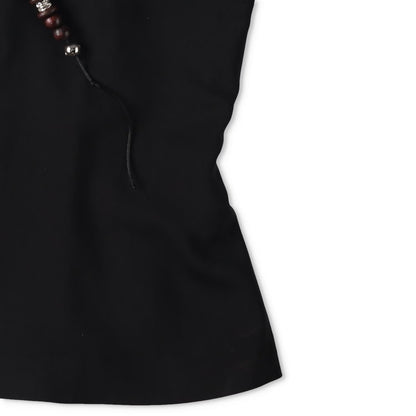 16ARLINGTON Womens Solarte Strap Beads Cut Out Top Black Size 8 RRP 455 — View 7