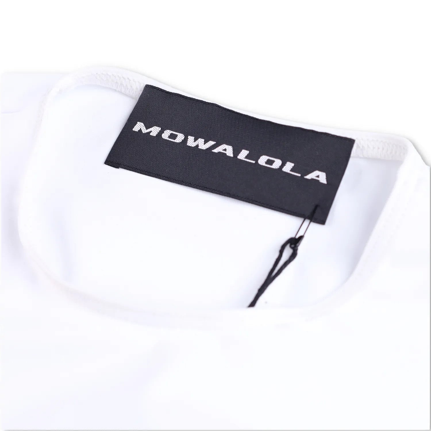 MOWALOLA Womens Power Jersey Two Pieces Mini Dress White Long Sleeve S RRP 510 — View 5