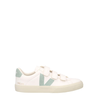 VEJA Womens Recife Trainers White Matcha Leather Low Tops Lace Up UK 2 RRP 160