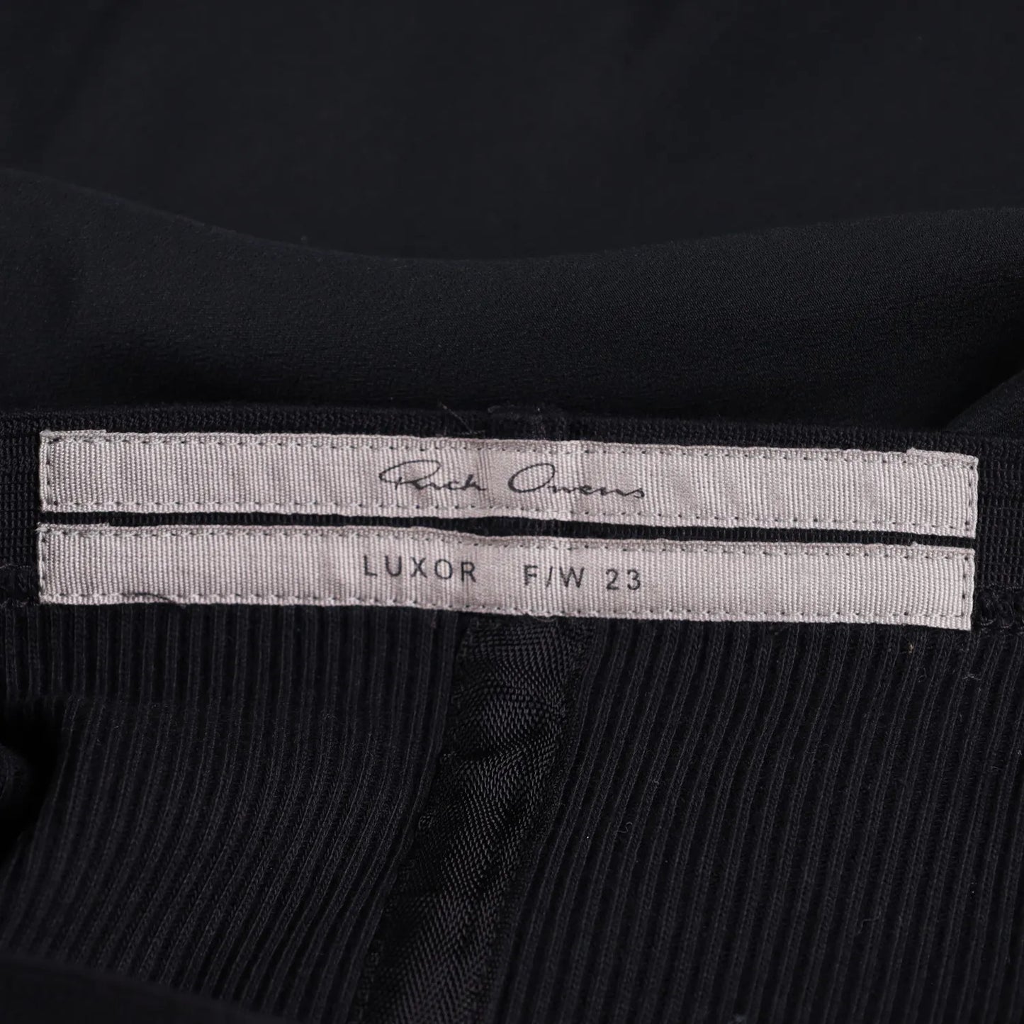 RICK OWENS Womens Knee Length Skirt Mid Waist Fitted Black Size 42 RRP 404 — View 5