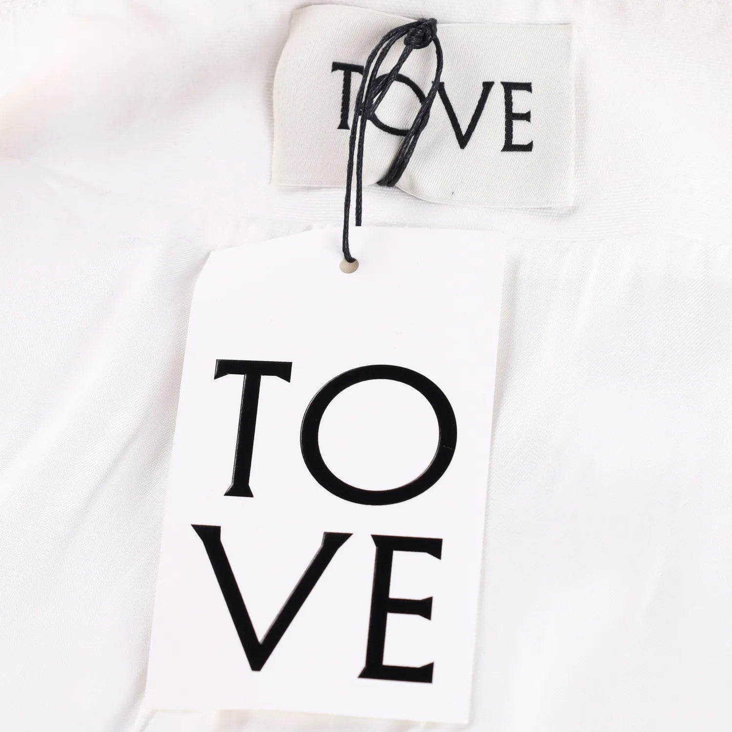 TOVE Womens Saunders Jack Blazer Ivory White Logo Hook & Eye Size 38 RRP 795 — View 8