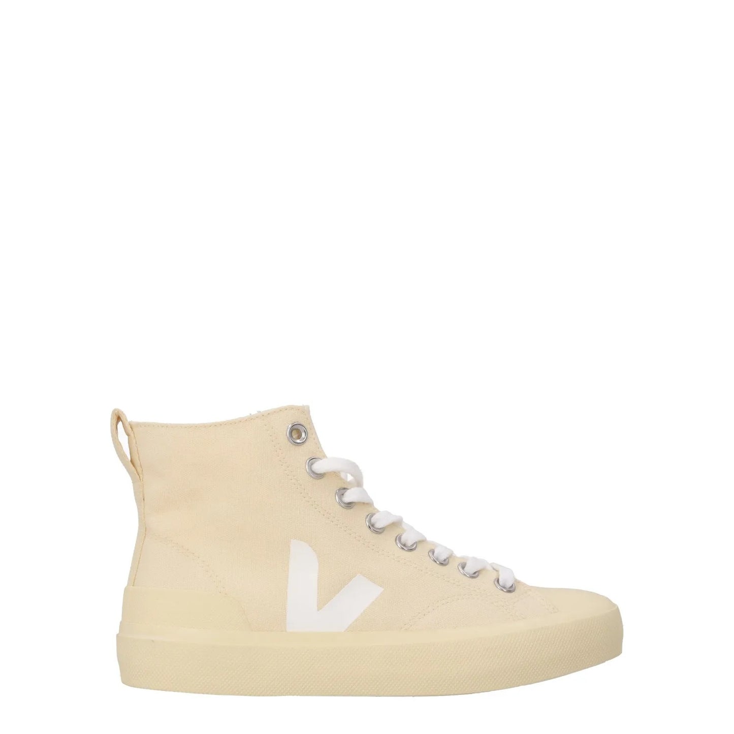 VEJA Womens Wata II White Canvas High Top Sneakers Comfort Lace Up EU 38 RRP 130