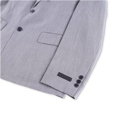 PRADA Mens Mohair Seta Suit Blazer Light Grey Double Breasted Size 50 RRP 2900 — View 5