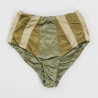 ISA BOULDER Womens Reversible High Waisted Green Course Bikini Bottoms S RRP 125 — View 2