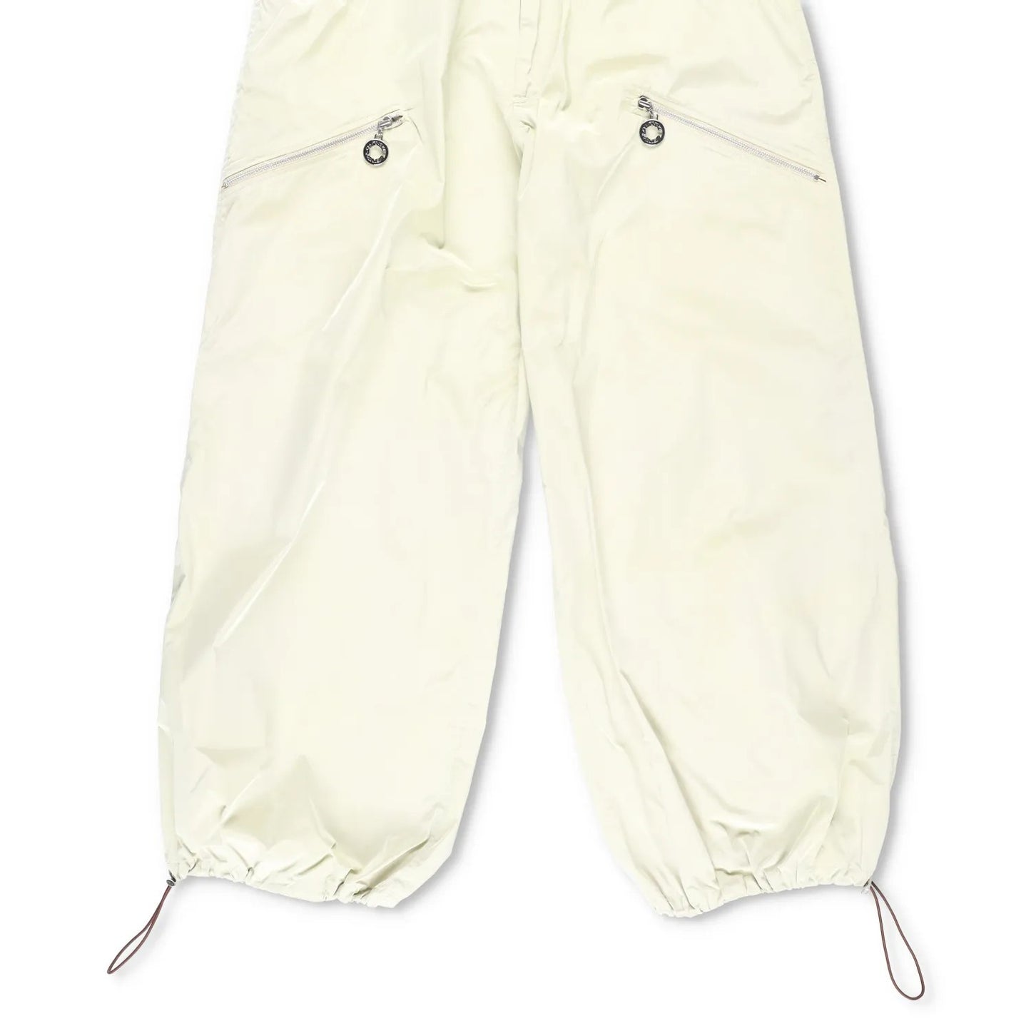 CHARLIE CONSTANTINOU Mens Nylon Essential Trousers Baggy Green M - L RRP 550 — View 3