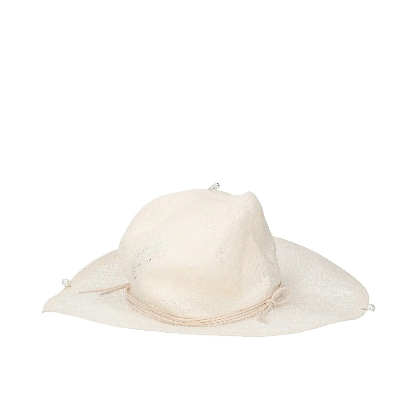 RUSLAN BAGINSKIY Womens Fedora Hat Chain Strap Neutrals Fedoras Size M RRP 345 — View 4