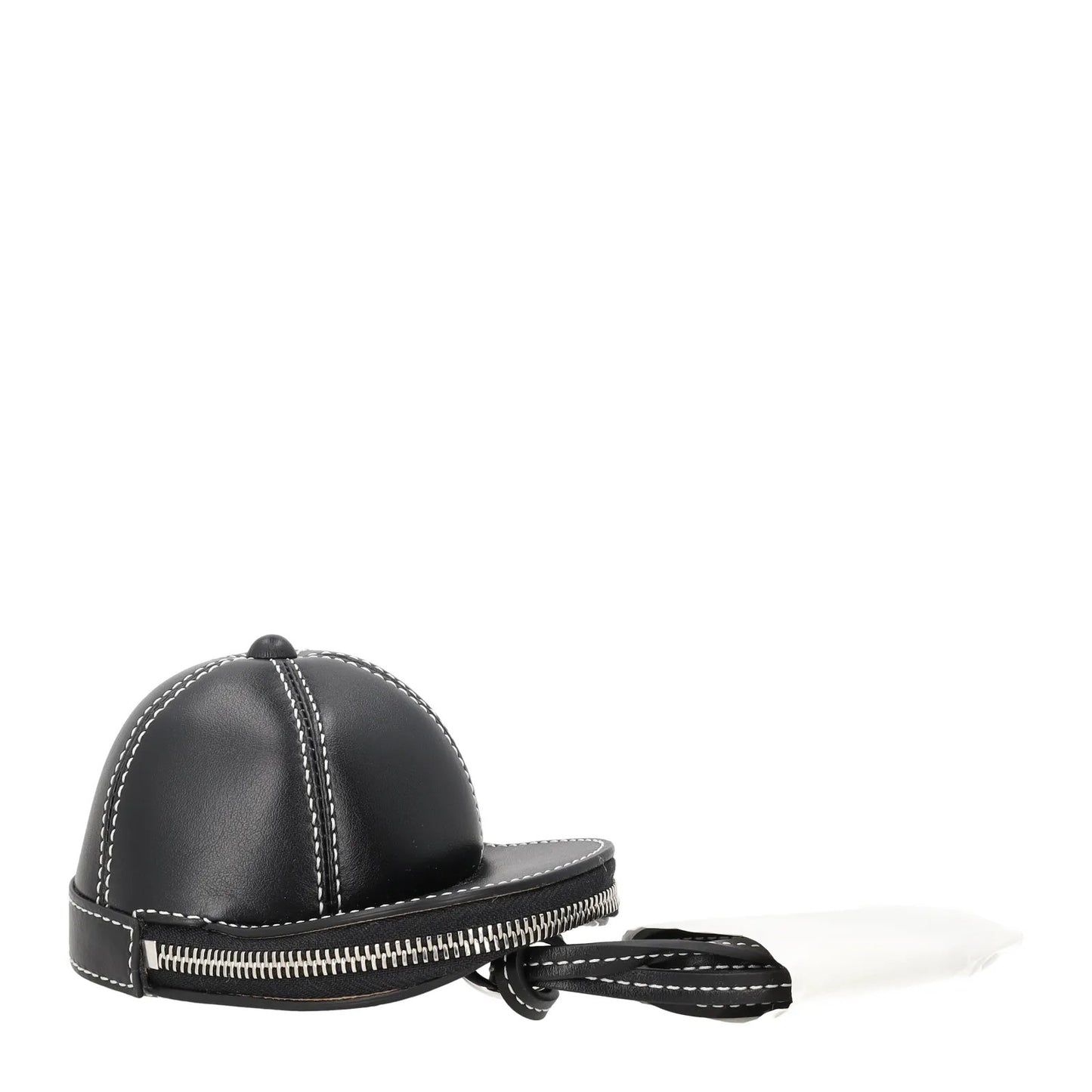 J.W. ANDERSON Womens Nano Cap Crossbody Bag Leather Black Size S RRP 295 — View 6