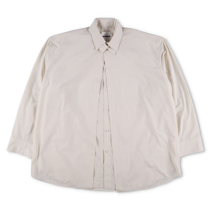 JIL SANDER Mens Button-Up Shirt Jewels Neutrals Collared Long Sleeve 42 RRP 1195