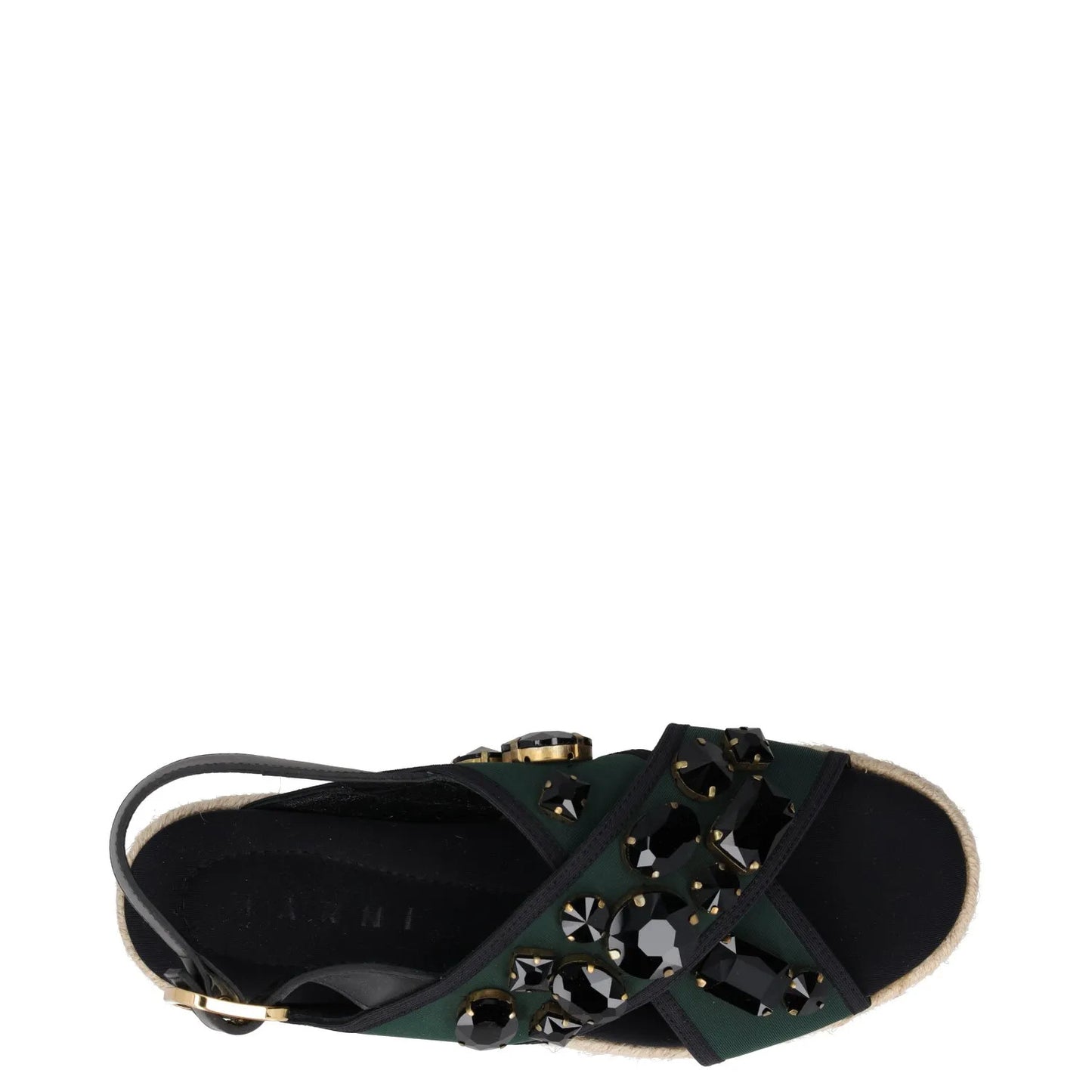 MARNI Womens Espadrille Sandals Black Leather Buckle Strappy UK 5 RRP 250 — View 7