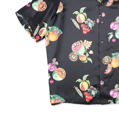 EDWARD CRUTCHLEY Mens Shirt Silk Collared Short Sleeve Buttoned Size XL RRP 300 — View 3