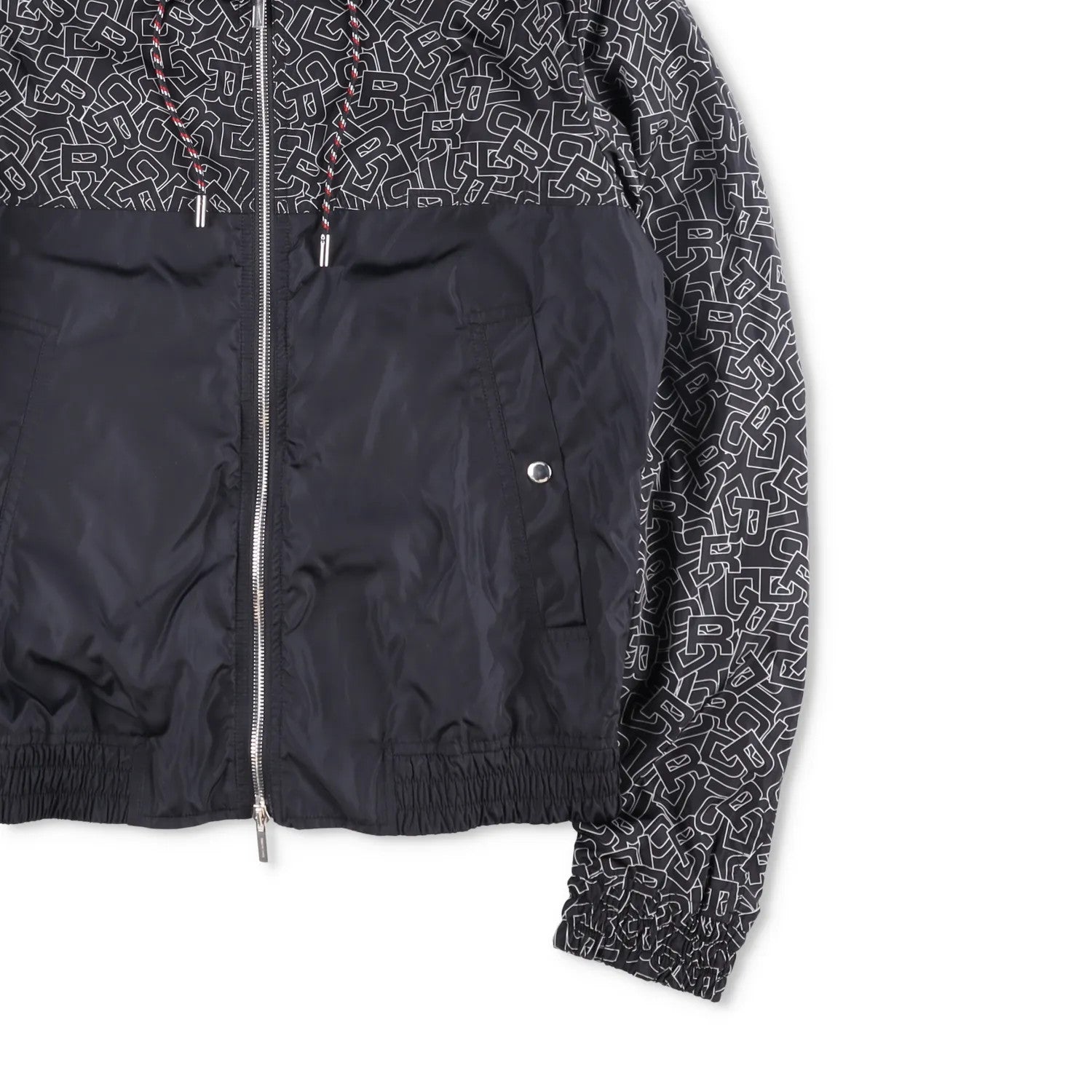 DIOR HOMME Mens Jackets AO Logo Hooded Zipped Black Two Tone Size 46 RRP 1450 — View 4